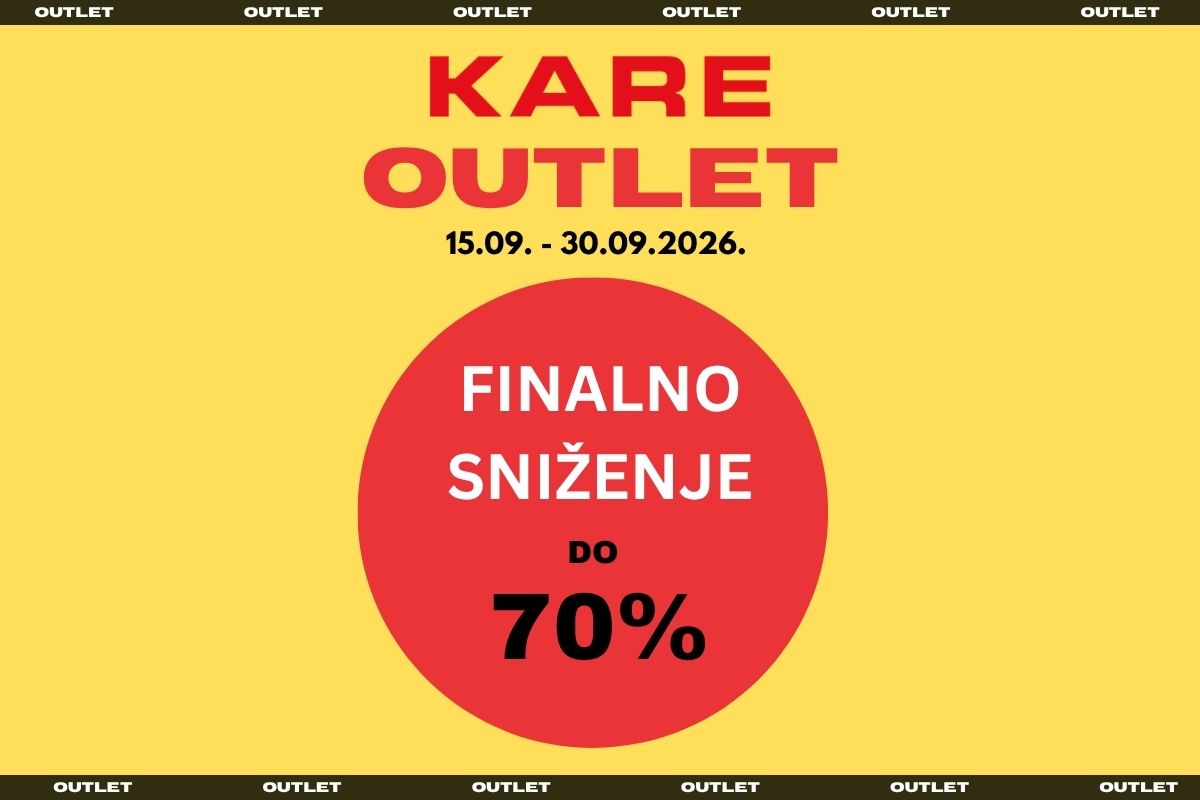 KARE Sarajevo: mjesec dizajna uz posebnu Outlet selekciju
